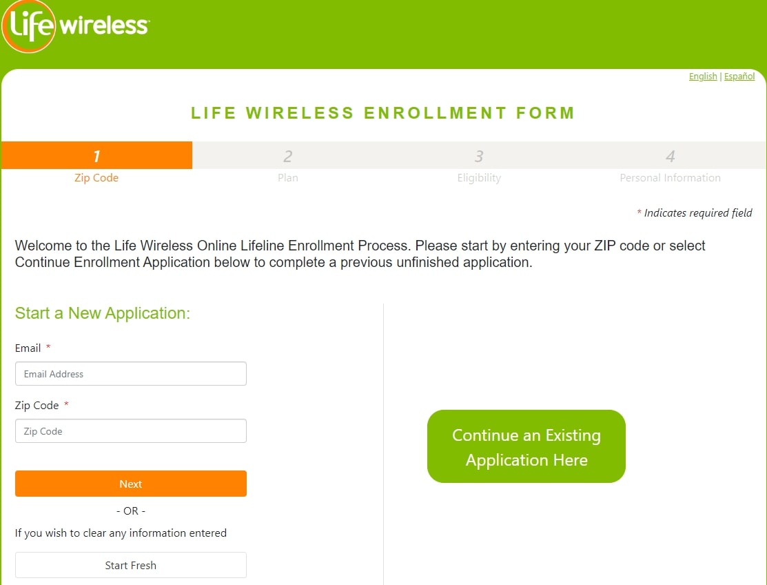 Life Wireless Application